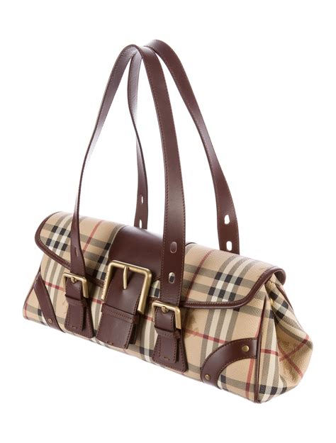 Burberry Haymarket Shoulder Bag Checkered Bags & Handbags 